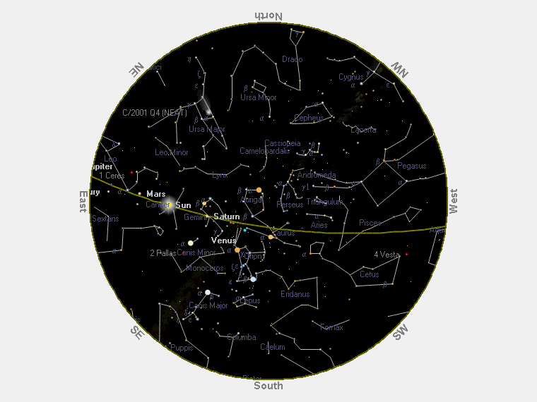 Star Dome View - Topeka, KS CDT 8:30 August 2, 2004