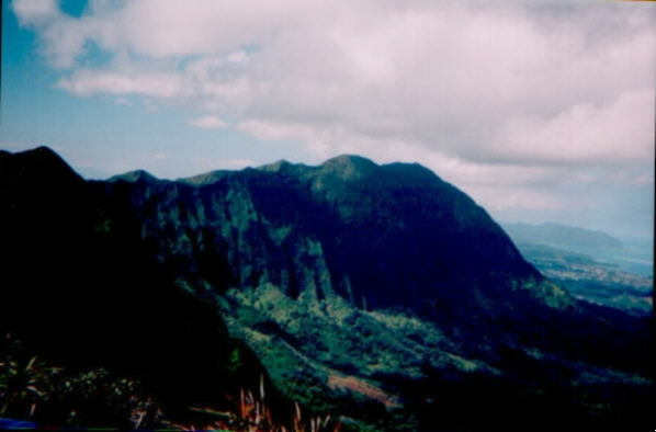 The Koolau's from the summit