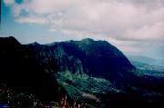 The Koolau's from the summit