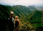 Jim and Nadege - Ridge Ka'au Crater