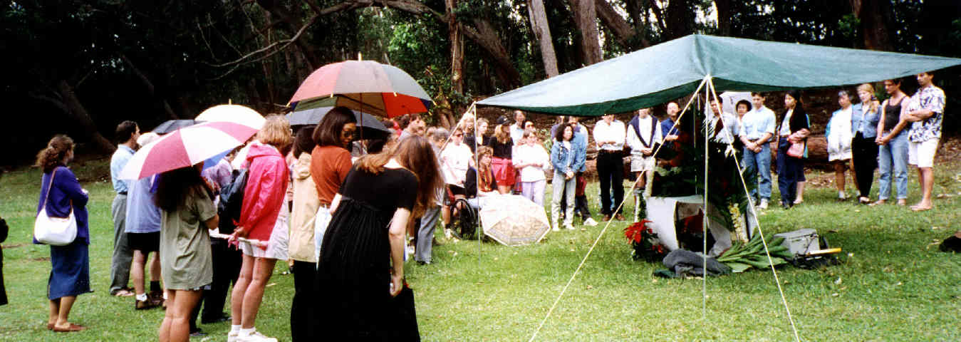 Keaiwa Heiau State Park Memorial Gathering - Beginning Service