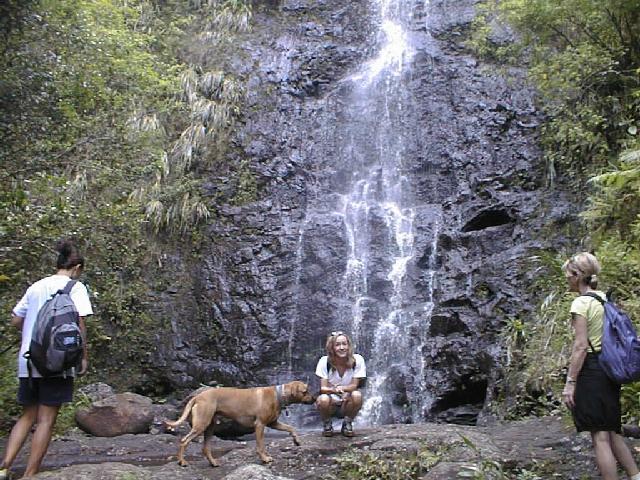 Waterfall2 - Karla, Kris, Lou and Charlie